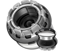 Automatische draadloze elektrische haartrimmer voor mannen, professionele waterdichte automatische ronde haartrimmer met led-display, gemakkelijk zelf haar knippen en schoonheidstrimmer, geschikt voor mannen en thuisgebruik.