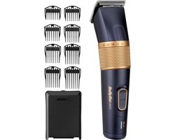 BaByliss Lithium Power Pro Tondeuse Mannen E986E - 45 lengte instellingen - 160 min draadloos gebruik - Trimmer voor Hoofd & Baard - 8 opzetkammen - Haartrimmer Mannen