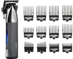BaByliss Super-X Metal Tondeuse E996E - 180 min draadloos gebruik - Incl. USB oplaadstandaard - Tondeuse mannen hoofdhaar - Trimmer - 10 opzetstukken