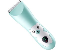 Babytondeuse, ultra-stille draadloze kindertondeuse en trimmerset met opzetkam, reinigingsborstel en smeerolie