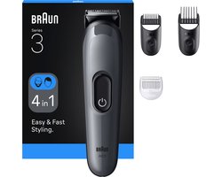 Braun AIO3500 scheer-, knip- en trimapparaat Zwart, Grijs 14 Nikkel-Metaalhydride (NiMH)