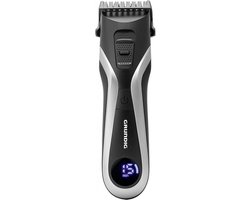 Grundig haar- en baardtrimmer MC8840, batterijgevoed, zwart zilver