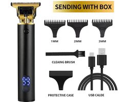 Haartrimmer professionele elektrische haartrimmer heren kapperszaak machine haartrimmer digitaal display vermogen