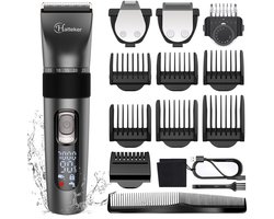 Hatteker 3-in-1 Tondeuse voor Heren – Baardtrimmer, Precisietrimmer & Haartrimmer – Waterdicht – USB Oplaadbaar