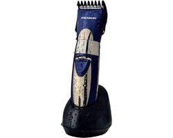 Hausberg HB-64AU Oplaadbare Tondeuse / Haarclipper 220–240 V | Goud Met Verwijderbare Bladen & CE-Norm – Voor Haar & Baard