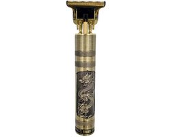 Igoods Tondeuse - Luxe Tondeuse - Professionele Trimmer - Groomer - Scheerapparaat - Baardtrimmer - Inclusief 4 opzetkammen – Batterij - Goud