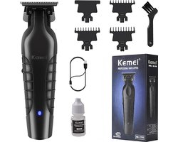 Kemei Cordless Tondeuse hoofdhaar - Draadloze Baard- en Haartrimmer - Voor Mannen - Krachtige Motor