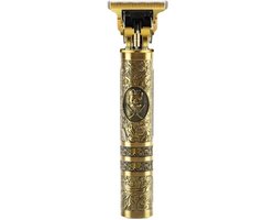 Kemei - KM700H - Draadloze Tondeuse - Trimmer - Makkelijk te gebruiken - Digitale scherm - Inclusief FuturiQ oplaadkabel - Goud