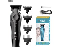 Kemei SMART KM-264 Digitale Haarclipper Scheer tondeuse Set, Sterke Elektrische -Clipper
