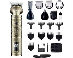 Kemei Tondeuse - KM 1637 - Draadloze Tondeuse - Professionele tondeuse - Haren Millimeteren - Contouren - Haren Scheren - Kapper Tondeuse - Kapper Kwaliteit - Baard Trimmer - Haar Trimmer - Beard and Hair Trimmer