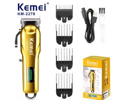 Kemei Tondeuse - KM 2278 - Draadloze Tondeuse - Professionele tondeuse - Haren Millimeteren - Contouren - Haren Scheren - Kapper Tondeuse - Kapper Kwaliteit - Baard Trimmer - Haar Trimmer - Beard and Hair Trimmer