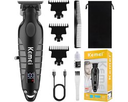 Kemei Tondeuse - KM 2293 - Draadloze Tondeuse - Professionele tondeuse - Haren Millimeteren - Contouren - Haren Scheren - Kapper Tondeuse - Kapper Kwaliteit - Baard Trimmer - Haar Trimmer - Beard and Hair Trimmer
