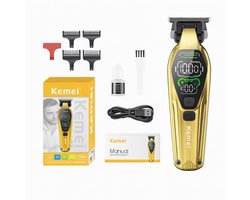 Kemei Tondeuse NEW - Draadloze Tondeuse - Professionele tondeuse - Haren Millimeteren - Contouren - Haren Scheren - Kapper Tondeuse - Kapper Kwaliteit - Baard Trimmer - Haar Trimmer - Beard and Hair Trimmer