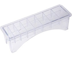 Limiet Kam Opbergdoos Tondeuse Positionering Remklauw Kam Organizer Case Clipper Guard Box voor Tondeuse Gids Bevestiging(8 slots)
