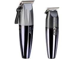 Max Pro Fade Expert Set - Tondeuse Mannen en Trimmer Mannen - Professionele Fade Trimmer en Clipper Set met Lange Batterijduur - Voor Fades, Contouren en Precisie