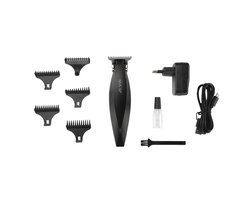 Max Pro - Precision Trimmer - Tondeuse Mannen - Verzorgingsset Mannen - Met 5 Opzetkammen - Zwart