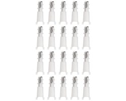 Neus Tondeuse Vervangingshoofden - 20 Stuks - Voor Effectieve Neustrimming