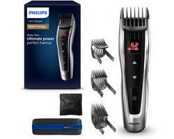 Philips series 9000 HC9420/15 - Tondeuse - Zwart/zilver - Met reisetui
