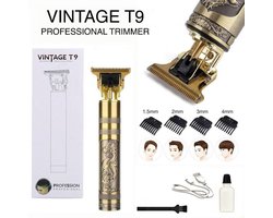 Professionele Draadloze Haartrimmer & Baardtrimmer – Elektrische Tondeuse / Trimmer & Scheerapparaat met USB en 4 Opzetkammen – Haar – Voor Mannen en Vrouwen