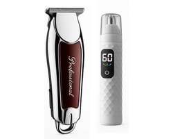 Professionele Tondeuse + Een Neustrimmer - Draadloze Tondeuse - Tondeuse Mannen - Tondeuse hoofdhaar - Haartrimmer - Tondeuses - Trimmer Mannen - Complete Set
