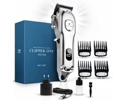 Revahs Clipper One-3 - Draadloze Tondeuse voor Mannen - Baard- en Haartrimmer – Hair Clipper Hoofdhaar - 7200 RPM - Zelfslijpende Keramische Messen