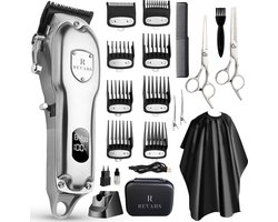 Revahs ClipperOne Pro - Professionele Draadloze Tondeuse - Baardtrimmer - Hoofdhaar Mannen - Hair Clipper en Haartrimmer - Tondeuse Cheveux - 7200 rpm - Keramisch