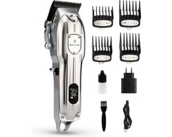 Revahs Tondeuse Clipper Two - Professionele Draadloze Trimmer voor Mannen - Cheveux Haar - BaardTrimmer Hoofdhaar - Hair Clipper - 7200 rpm