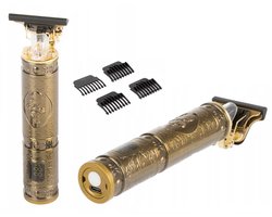 SIEPS Tondeuse Mannen - Tondeuse Hoofdhaar - Baard- & Haartrimmer - Met accessoires - RVS - Inclusief opzetstukken - USB Oplaadbaar