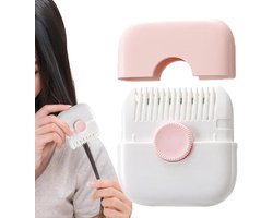 Split End Trimmer - Split End Remover - 2-In-1 Tondeuse - Tondeuse - Hair Clipper - Haartrimmer - Haarverwijderaar - Haarstyling-Apparaten - Voor Hoofdhaar - Voor Mannen En Vrouwen - Mini - Draagbare - Roze