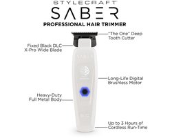 STYLECRAFT S/C Pro Brushless SABER II White Trimmer