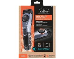 THE BARB' XPERT 6042 baardtrimmer op batterijen - Lithiumbatterij - 19 maaihoogtes - Levensduur batterij 1u 30 - LED-indicator