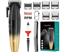 Thuys – Tondeuse Hoofdhaar – Haartrimmer – Mannen – Draadloze Haartrimmer – 24 x 14 x 8cm – Zwart