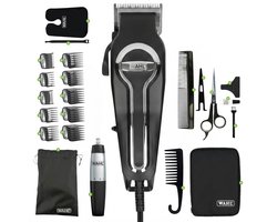 Tondeuse Wahl Elite Pro + 22 Accessoires - 40% Sneller Scheren door Zelfslijpende Messen - Haartrimmer Mannen - Tondeuze - Tondeuse Mannen Hoofdhaar - Ultimate Complete Edition