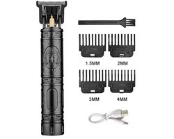 Vintage T9 S6 – Haartrimmer – Draadloos – Oplaadbaar – USB‑Oplader