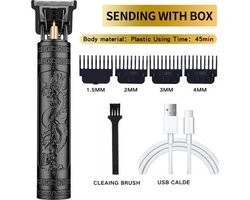 Vintage T9 Tondeuse inclusief 4 Opzetkammen - Oplader - Schoonmaaktool