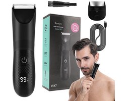 Waterdichte en oplaadbare lichaamshaartrimmer voor heren