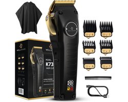 Wellshave Tondeuse Mannen Pro - Trimmer voor Hoofd & Baard - Tondeuse Mannen Hoofdhaar - Haartrimmer Mannen - Haar tondeuse - Trimmer - Kerst Cadeautjes