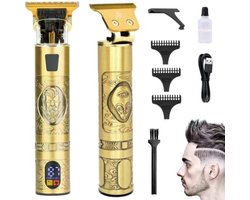 WNHB® Tondeuse voor hoofdhaar met opzetkammen compact en krachtig precisie hair clipper voor mannen