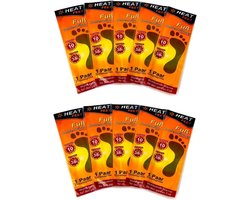 10 paar zelfklevende voetzoolwarmers voor koude voeten, warmtepads voor schoenen