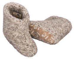 100% Pure Schapenwol Pantoffels voor Dames en Heren - Comfortabele Wollen Huisschoenen (Maat 36-47) - Grijs