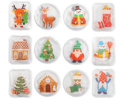 12 Stuks Herbruikbare Handwarmers voor Koude Dagen - Mini Warmwaterflessen