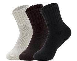 3 Paar Dames Warme Sokken - Dikke Winter Sokken voor Warmte & Comfort - Maat 35-42