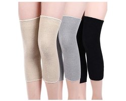 3 stuks winterverdikte kniebeschermers voor dames - warme kniebeschermers - one size fits all - kniebeschermers met compressiemouwen - voor artritis