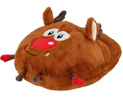 Apollo - Grote Voetenwarmer - Giant Home Slipper - Rendier - One size