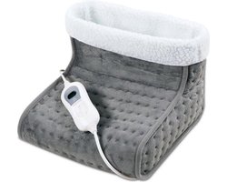 Botti Grigio voetenverwarmer – 100W – 3 standen – Grijs – Elektrische voetenwarmer met wasbare voering en beveiliging