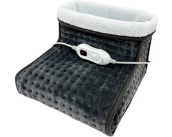 Camry CR 7440 - Voetenwarmer - Elektrische Voetverwarmer – LCD Afstandsbediening – 4 Warmtestanden – Wasbare Binnenvoering – Automatische Uitschakeling – Geschikt tot Maat 46 – 100W