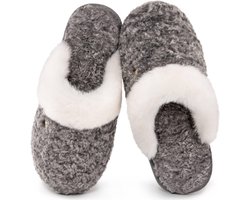 Comfortabele Fuzzy Memory Foam Slippers voor Vrouwen - Luxe Pluizige Kraag