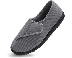Comfortabele Heren Pantoffels met Memory Foam - Anti-slip en Warm voor Diabetici en Gevoelige Voeten