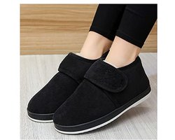 Comfortabele Pantoffels voor Dames met Brede Pasvorm en Antislip Zolen - Perfect voor Gezwollen Voeten, Diabetisch en Artritis