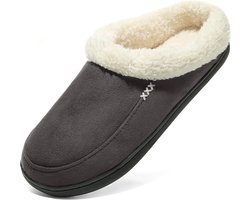 Comfortabele Pantoffels voor Heren - Warm en Zacht Pluche Gevoerd met Antislip Zool